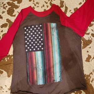 Crazy train raglan tee